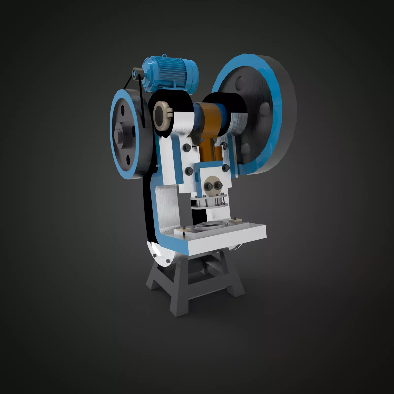 Press Machine 3D model_0