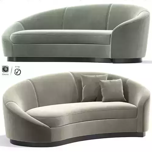 Donghia Curved Sofa