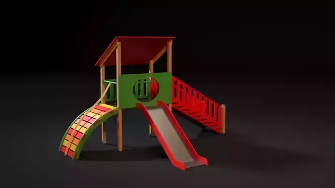 Children play complex 3D model