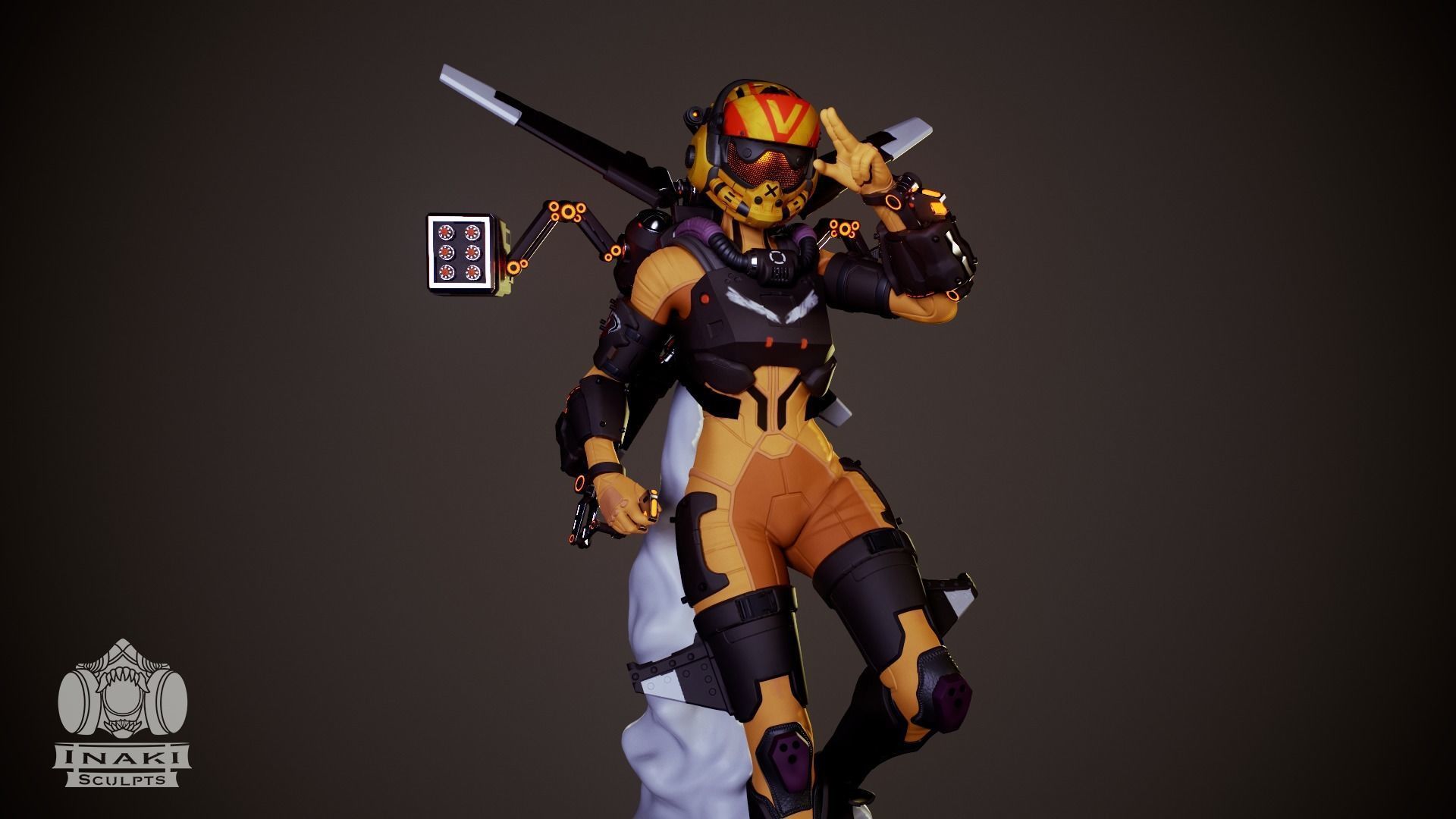 Valkyrie - Apex Legends 3D print model_1