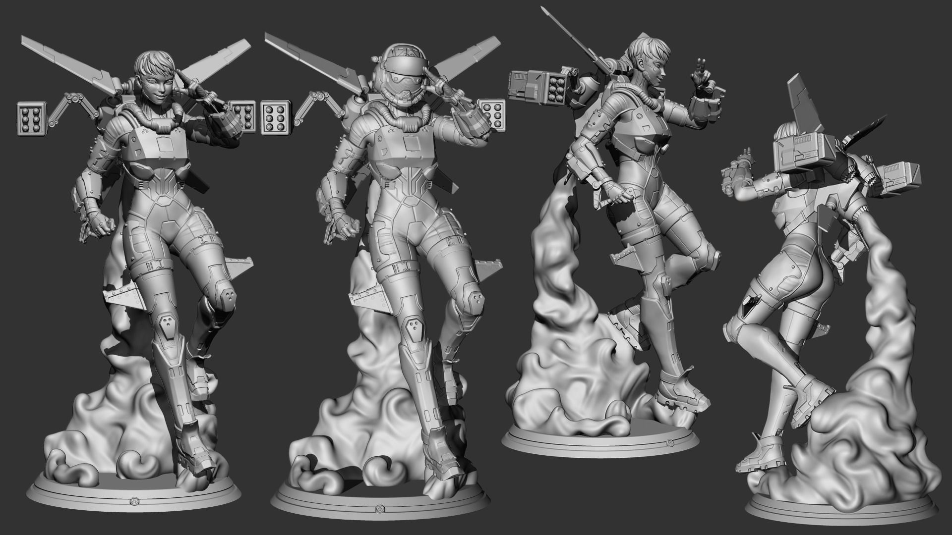 Valkyrie - Apex Legends 3D print model_6