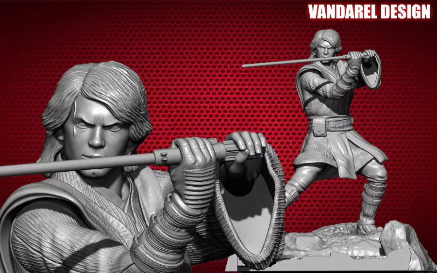 Anakin Skywalker 3D print model_0