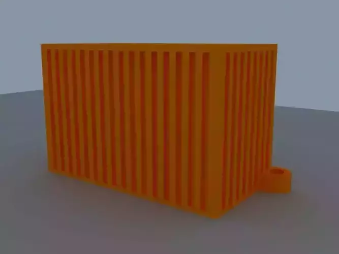 key chain container 3D print model