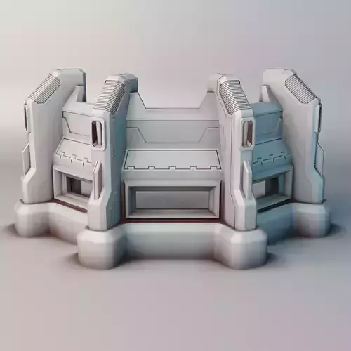 Heavy Infantry Bunker for Warhammer 40k 30k Star Wars 3D print model