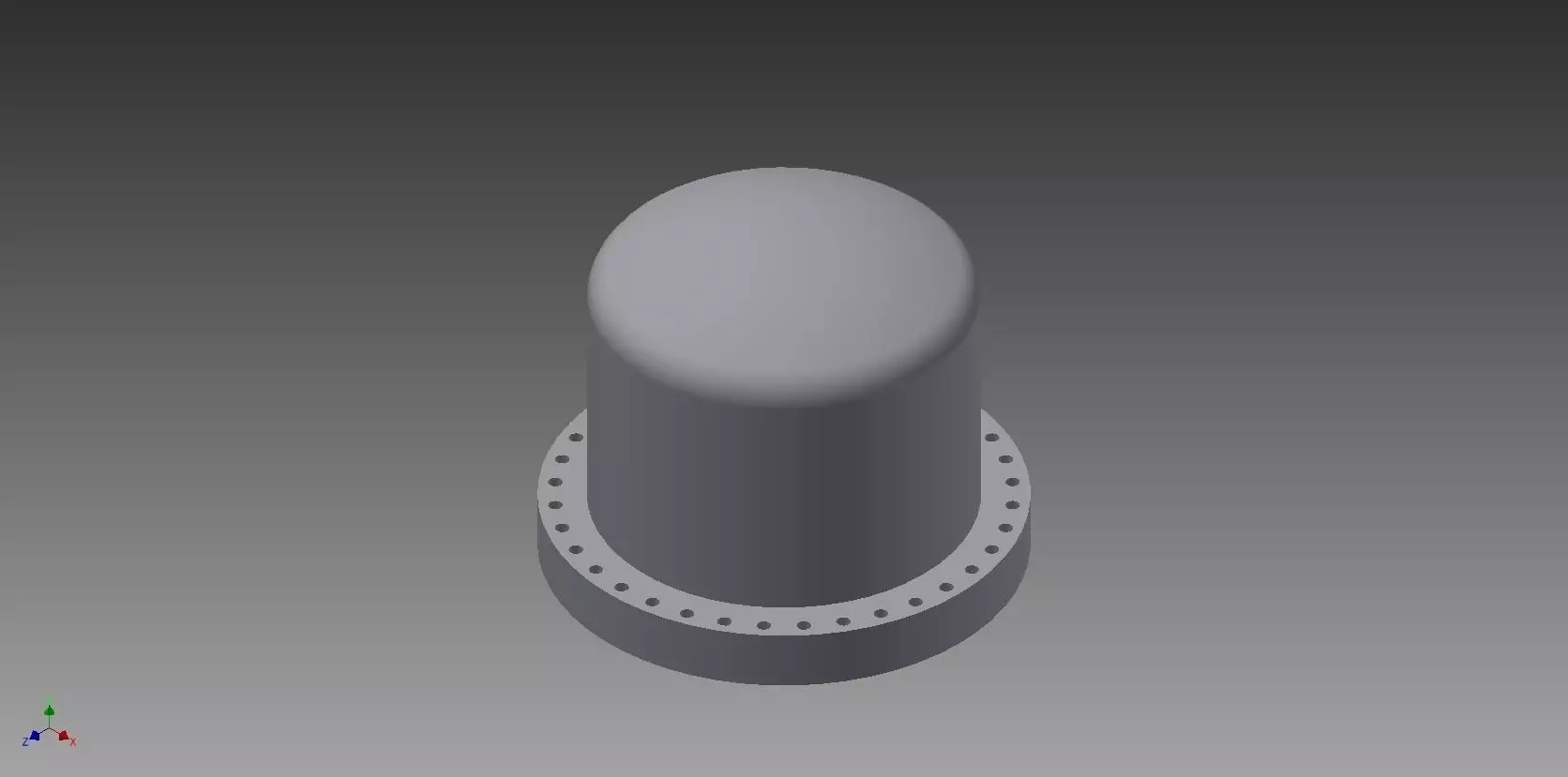 Shell and tube inner and outer torispherical head 3D model_0