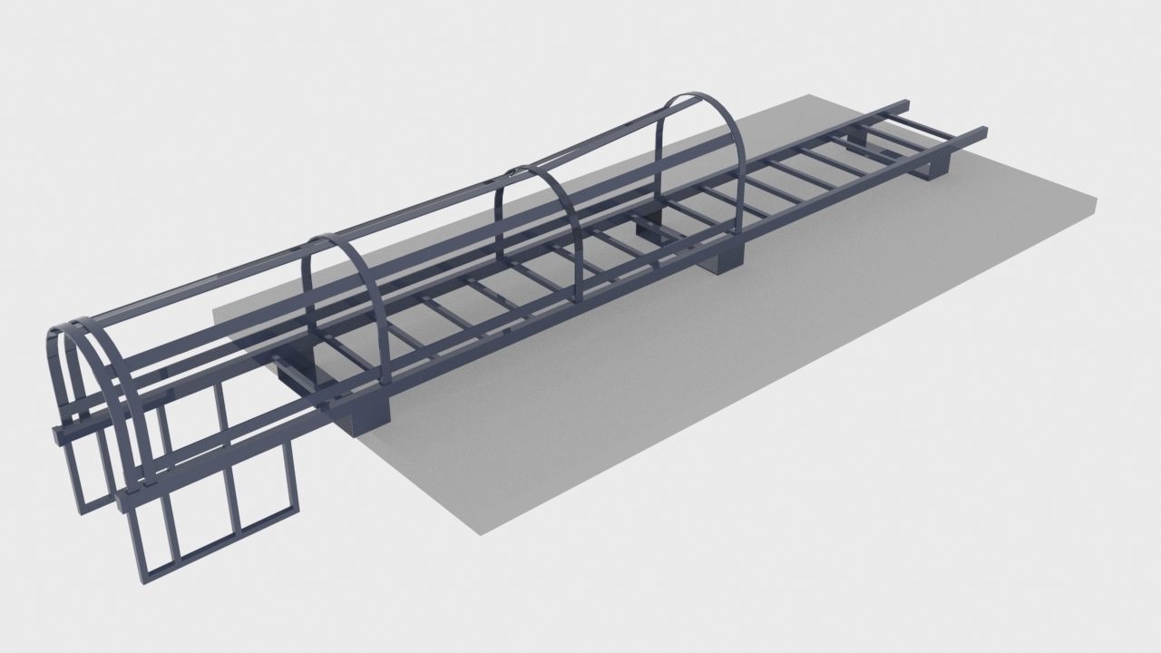 Ladder 3D Model 3D model_2