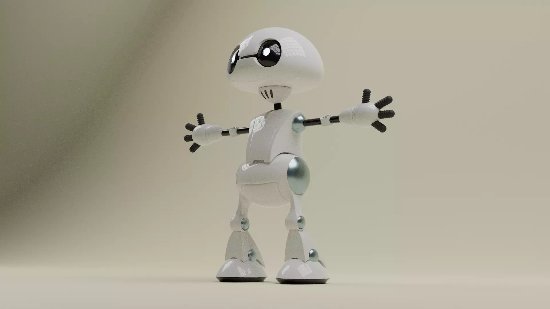 CuteRobot robot 3D model