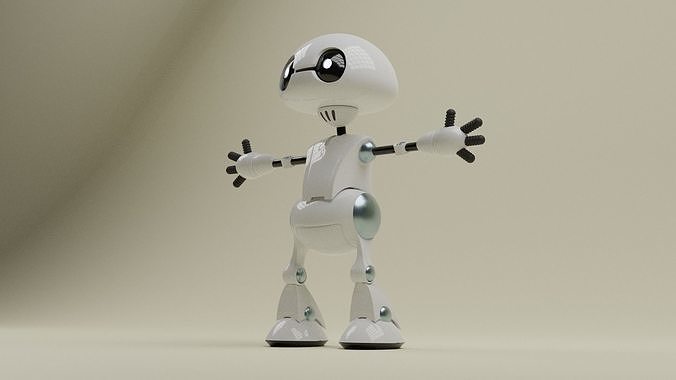 CuteRobot robot 3D model