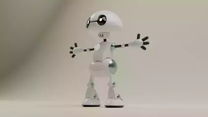 CuteRobot robot 3D model