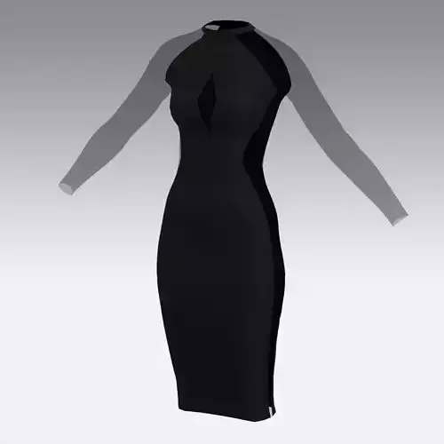 DRESS DRESS with long sleeves