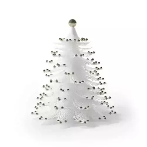 White Christmas Tree