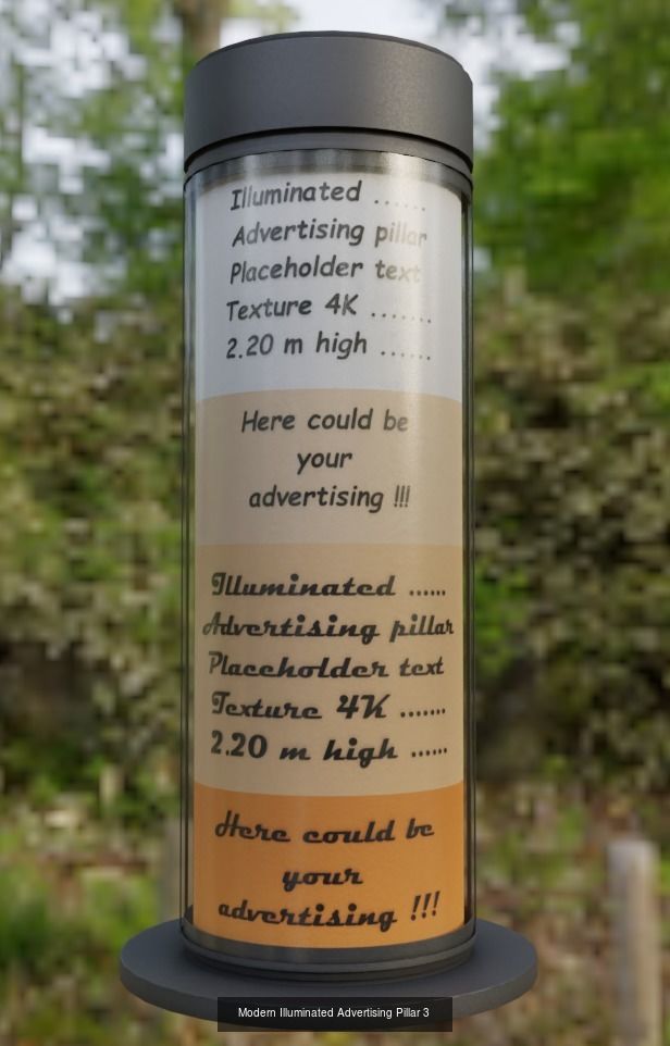 Big Advertising Material Package 3D Model Collection_53