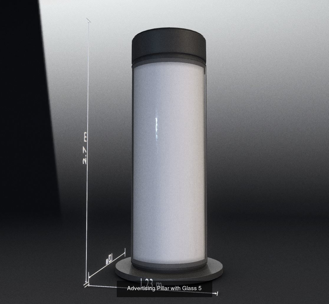 Big Advertising Material Package 3D Model Collection_56