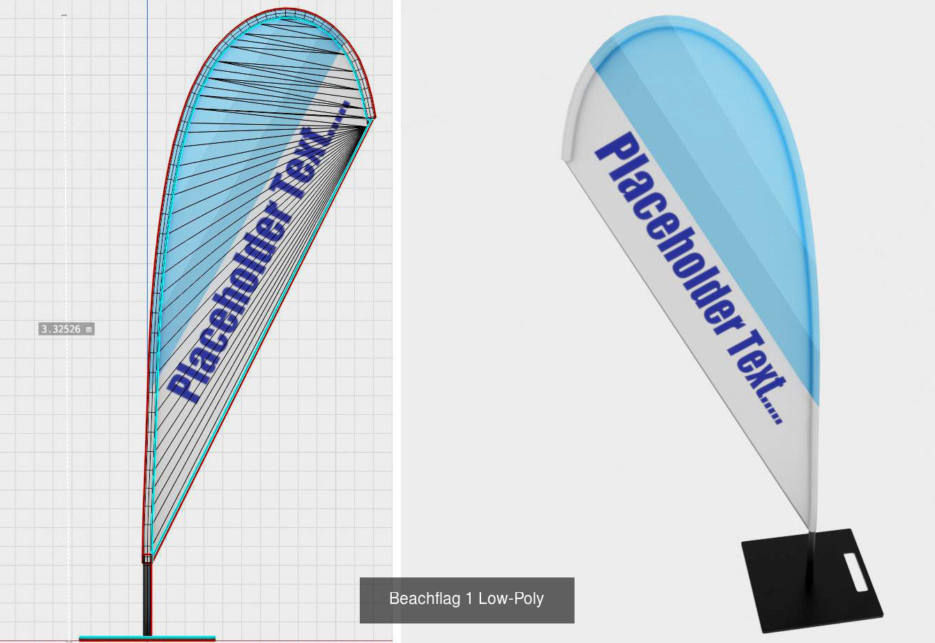 Big Advertising Material Package 3D Model Collection_34