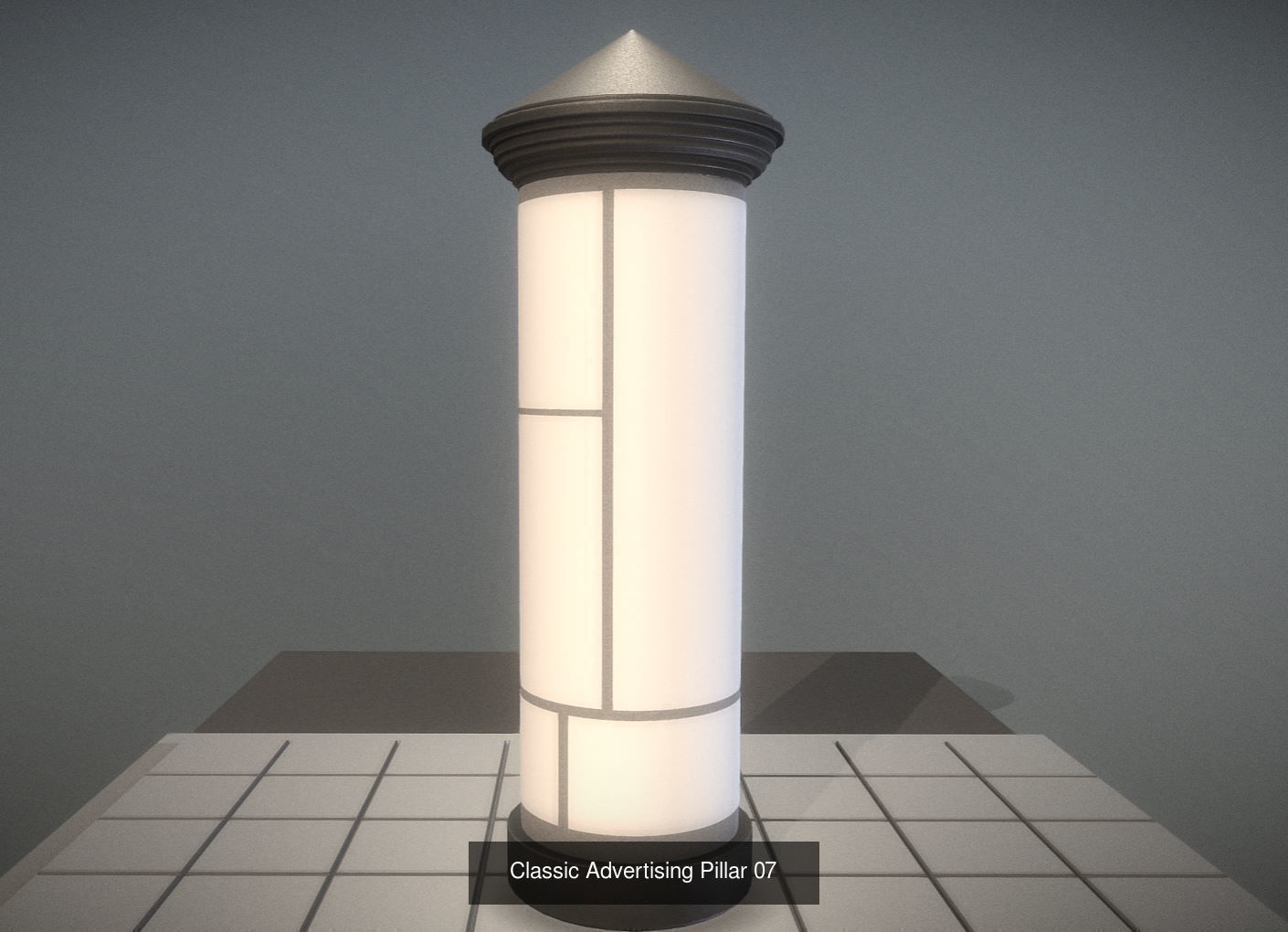 Big Advertising Material Package 3D Model Collection_41