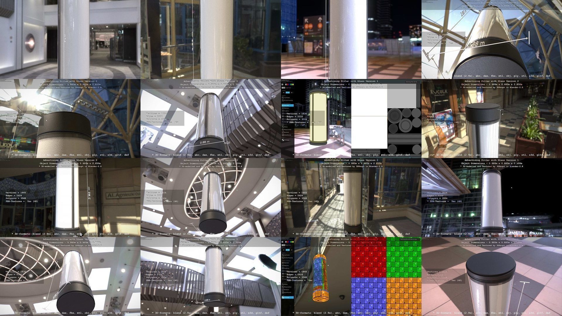 Big Advertising Material Package 3D Model Collection_24