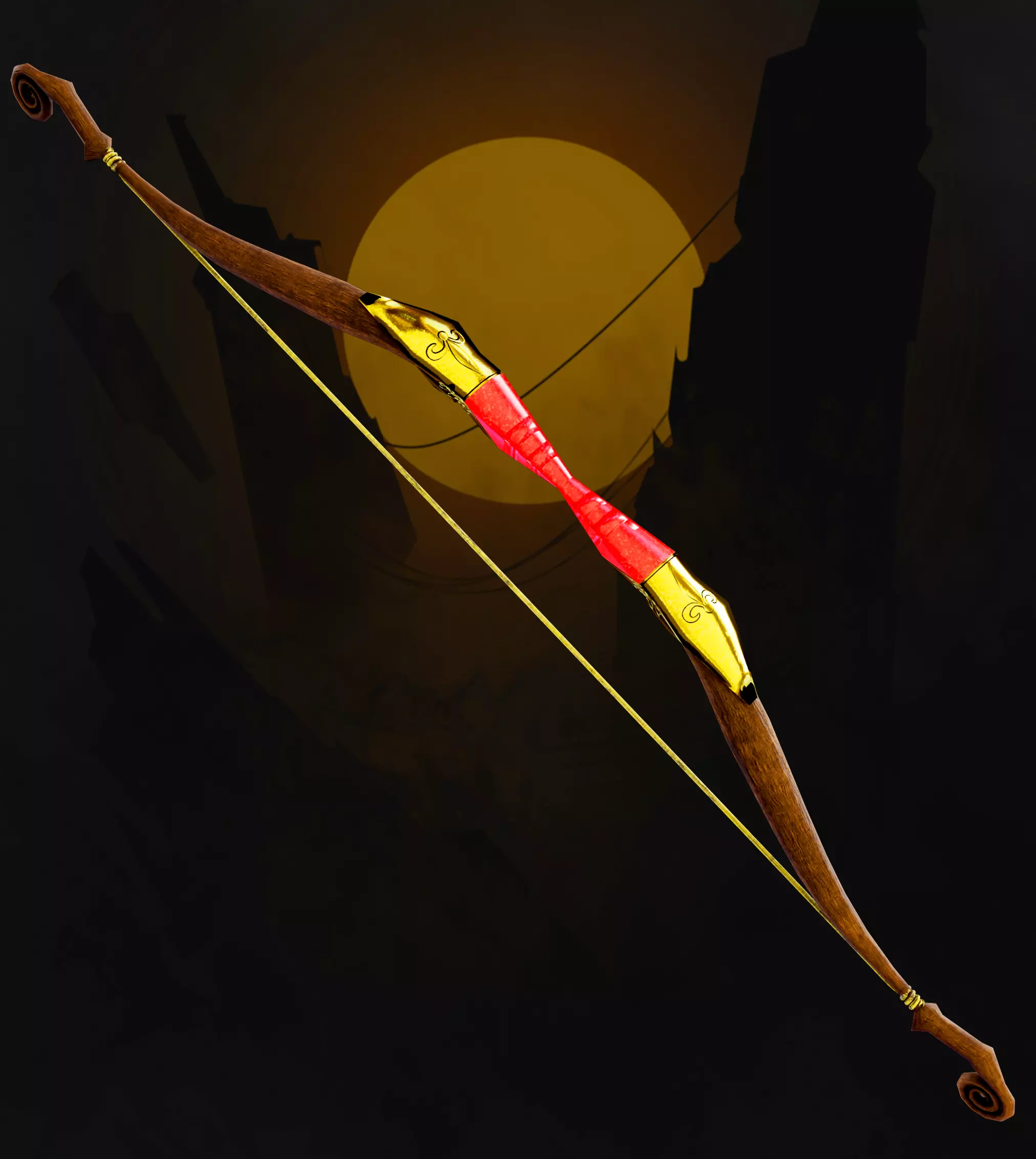 Bow - Apollo primary weapon Low-poly 3D model