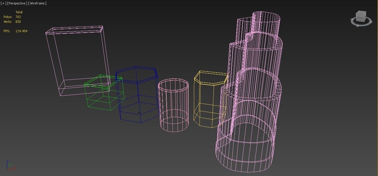 Low Poly Commercial Building Pack  Low-poly 3D model_6