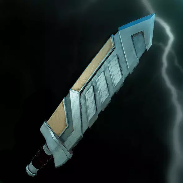 Fantasy Greatsword Destiny 3D model_0