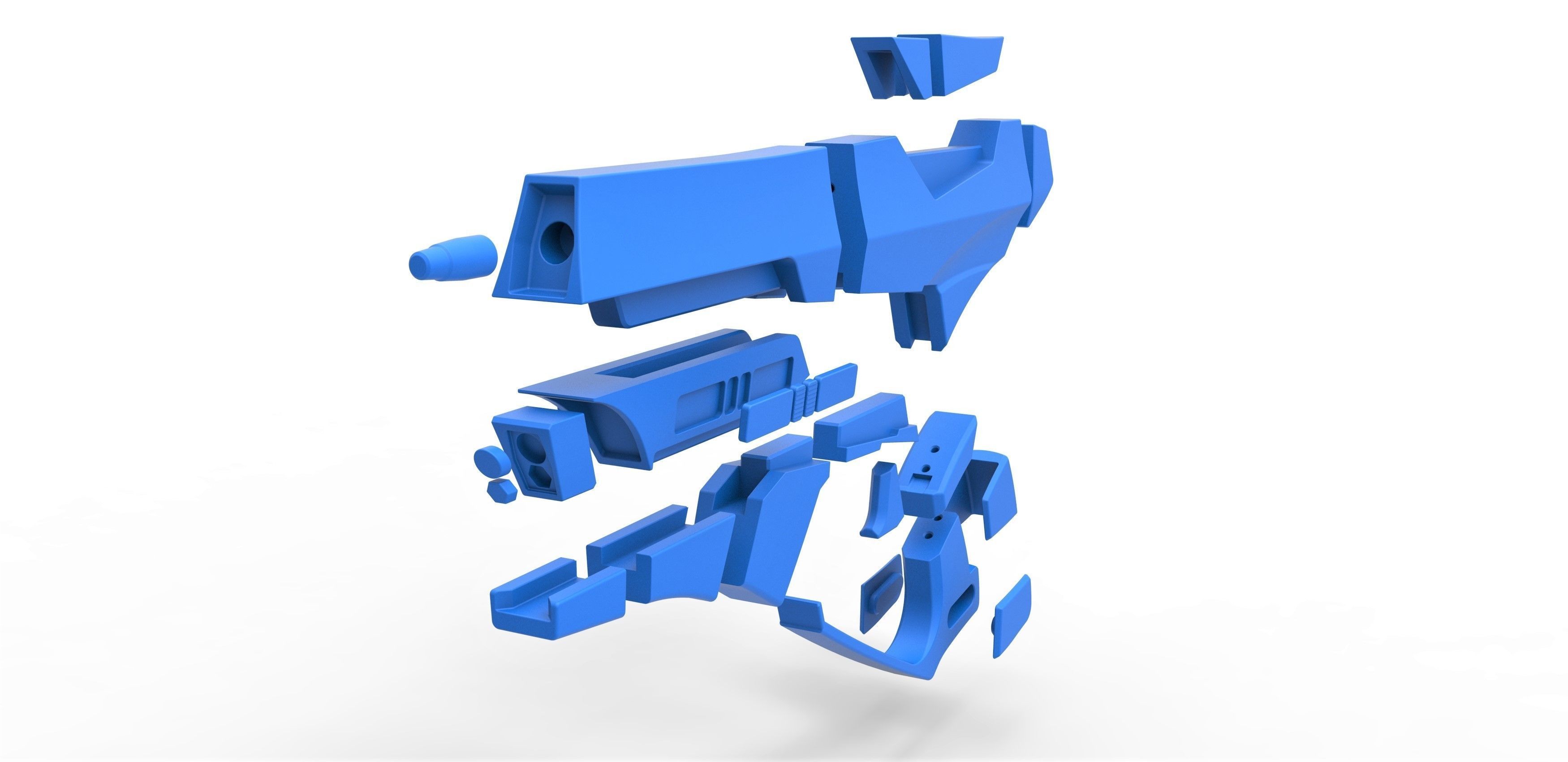 Maquis Rifle from Star Trek DSP and Voyager 3D print model_25