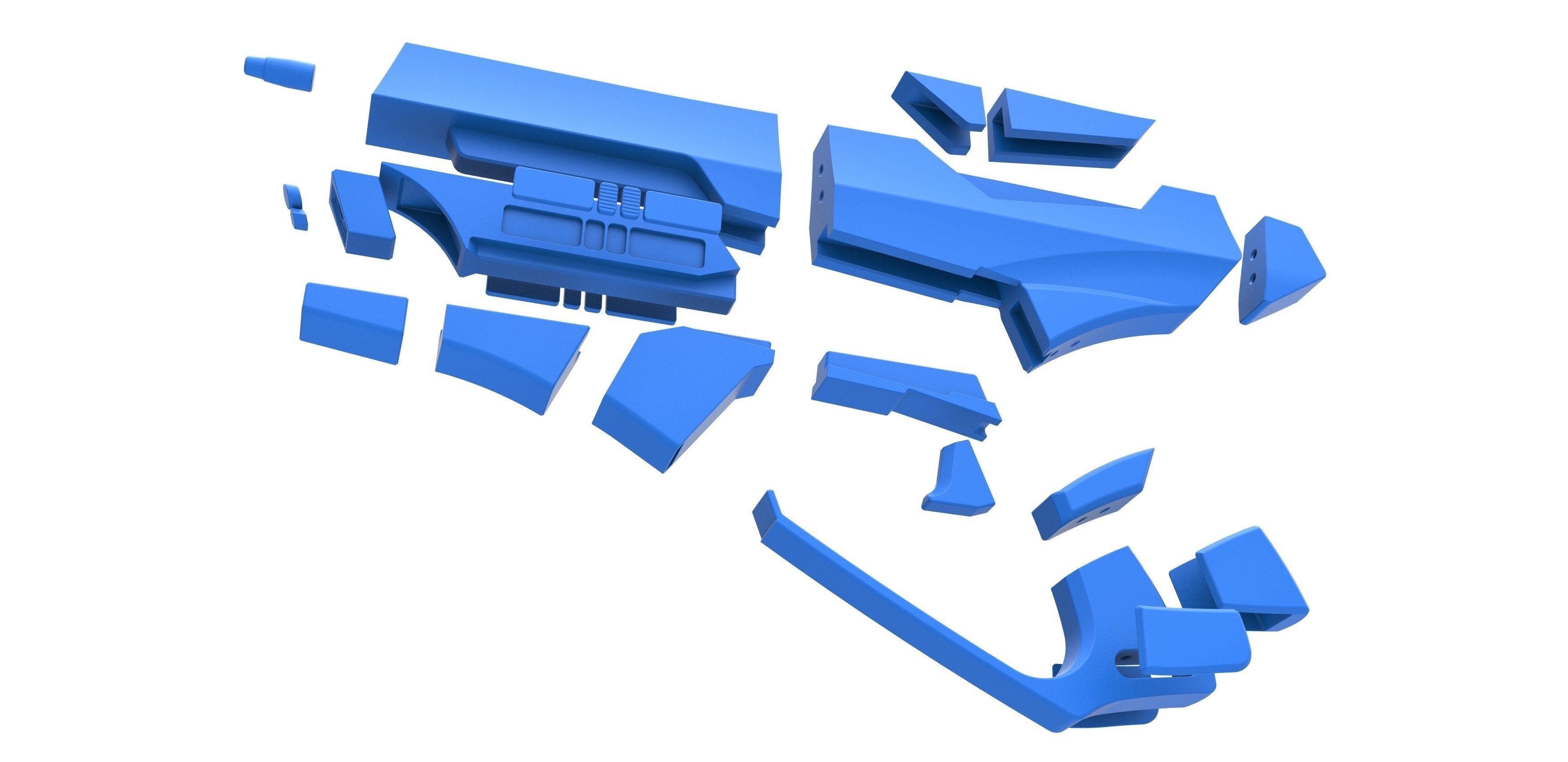 Maquis Rifle from Star Trek DSP and Voyager 3D print model_24