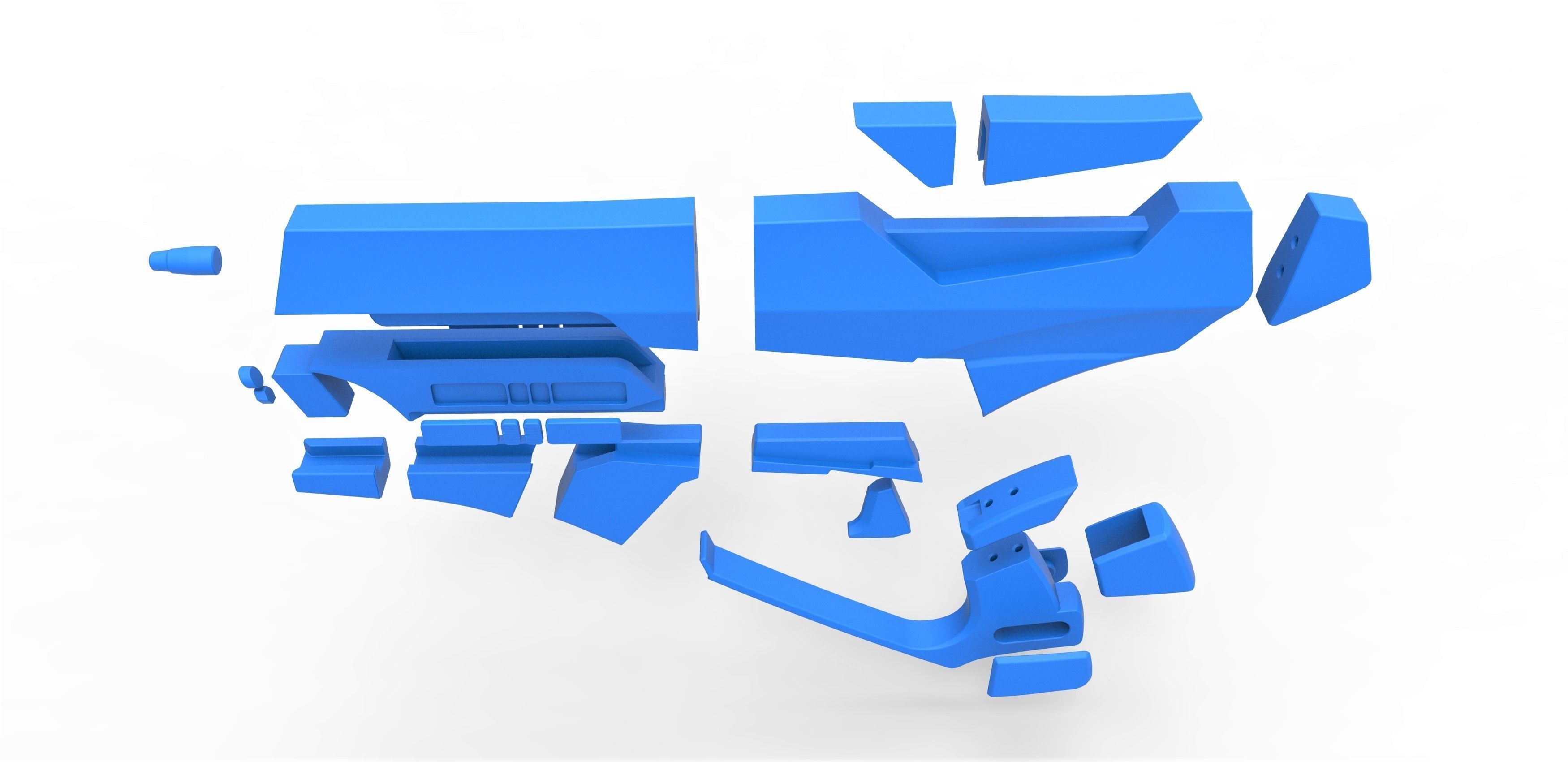 Maquis Rifle from Star Trek DSP and Voyager 3D print model_27