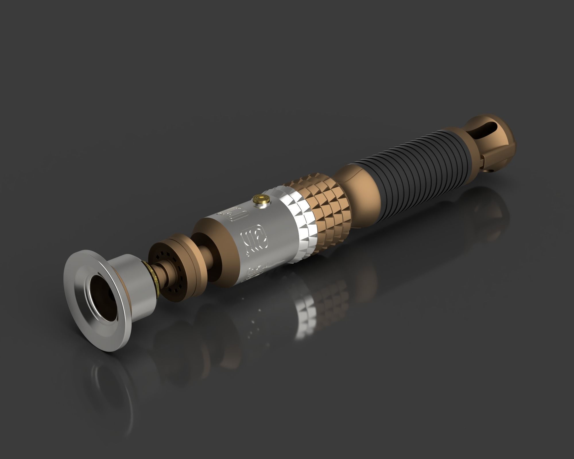 Eno Cordova Lightsaber Parts - Jedi Fallen Order 3D Print 3D print model_2