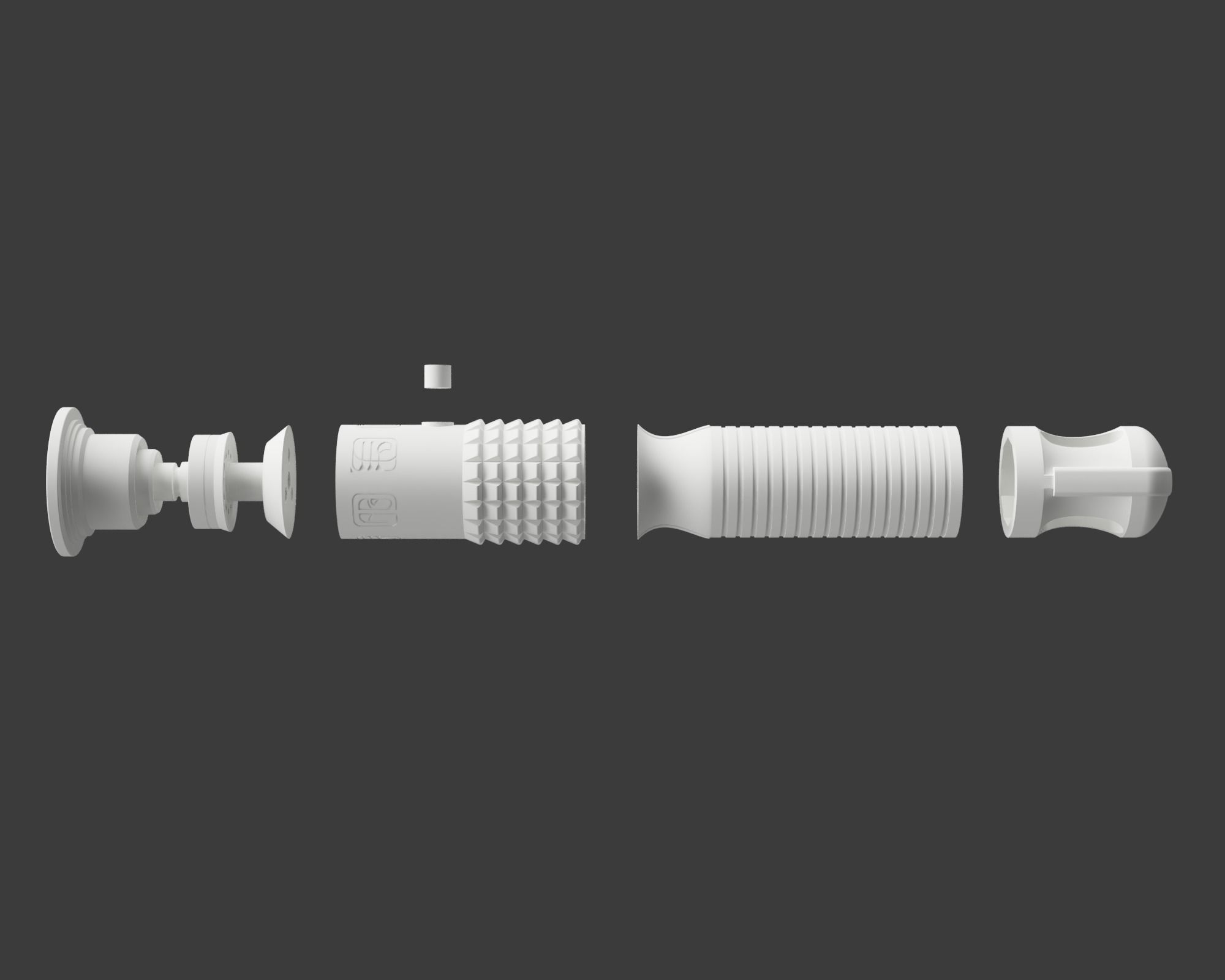 Eno Cordova Lightsaber Parts - Jedi Fallen Order 3D Print 3D print model_5