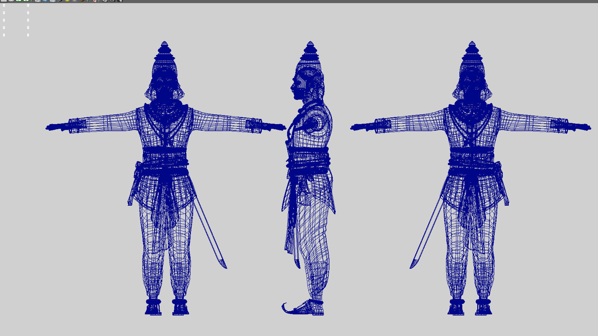 king  man india 3D model_7