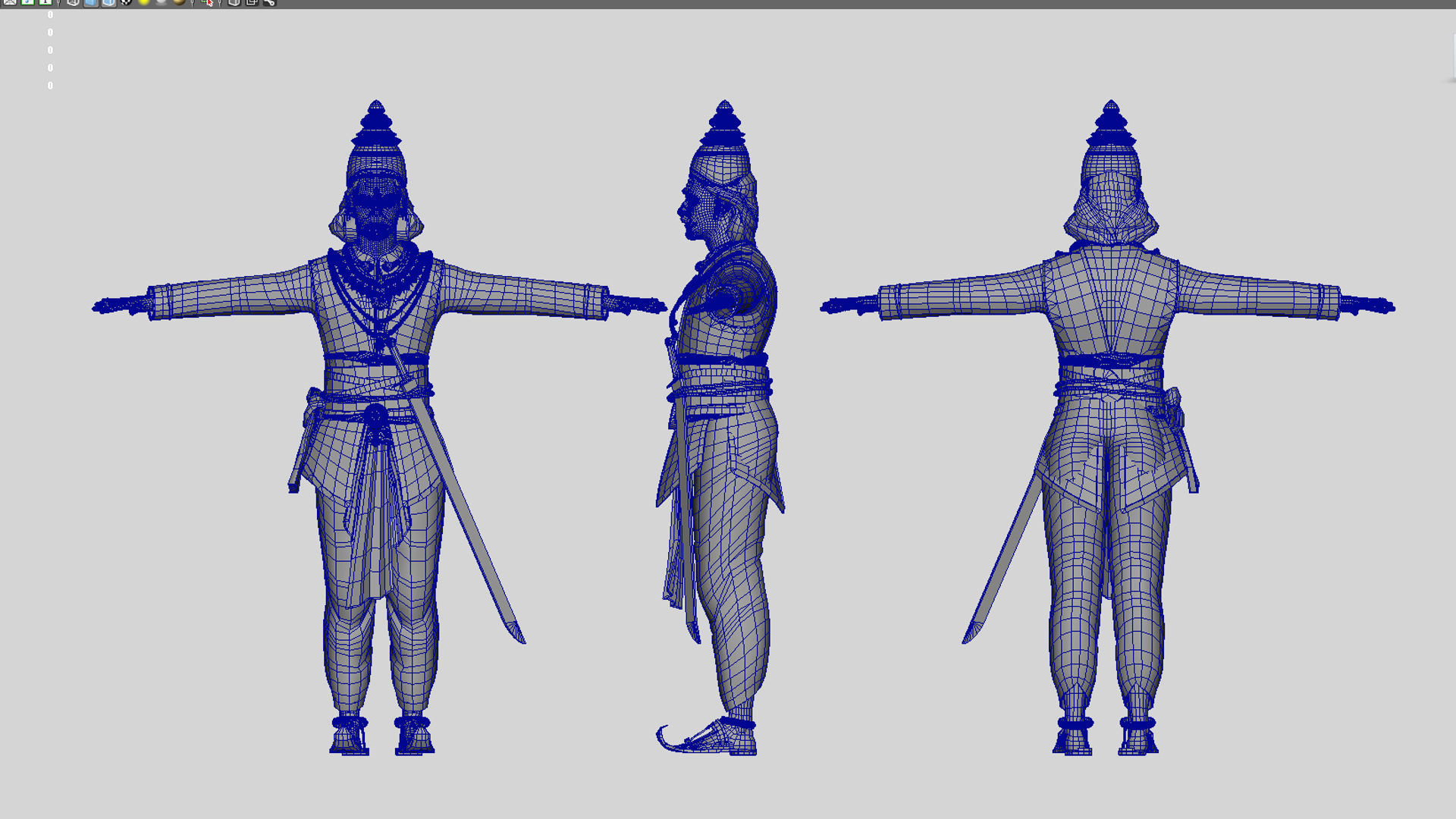 king  man india 3D model_6