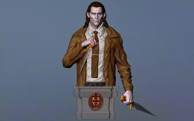 Loki Variant Bust - DisneyPlus Version 3D print model
