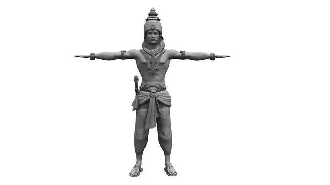 king 6 hindu statue