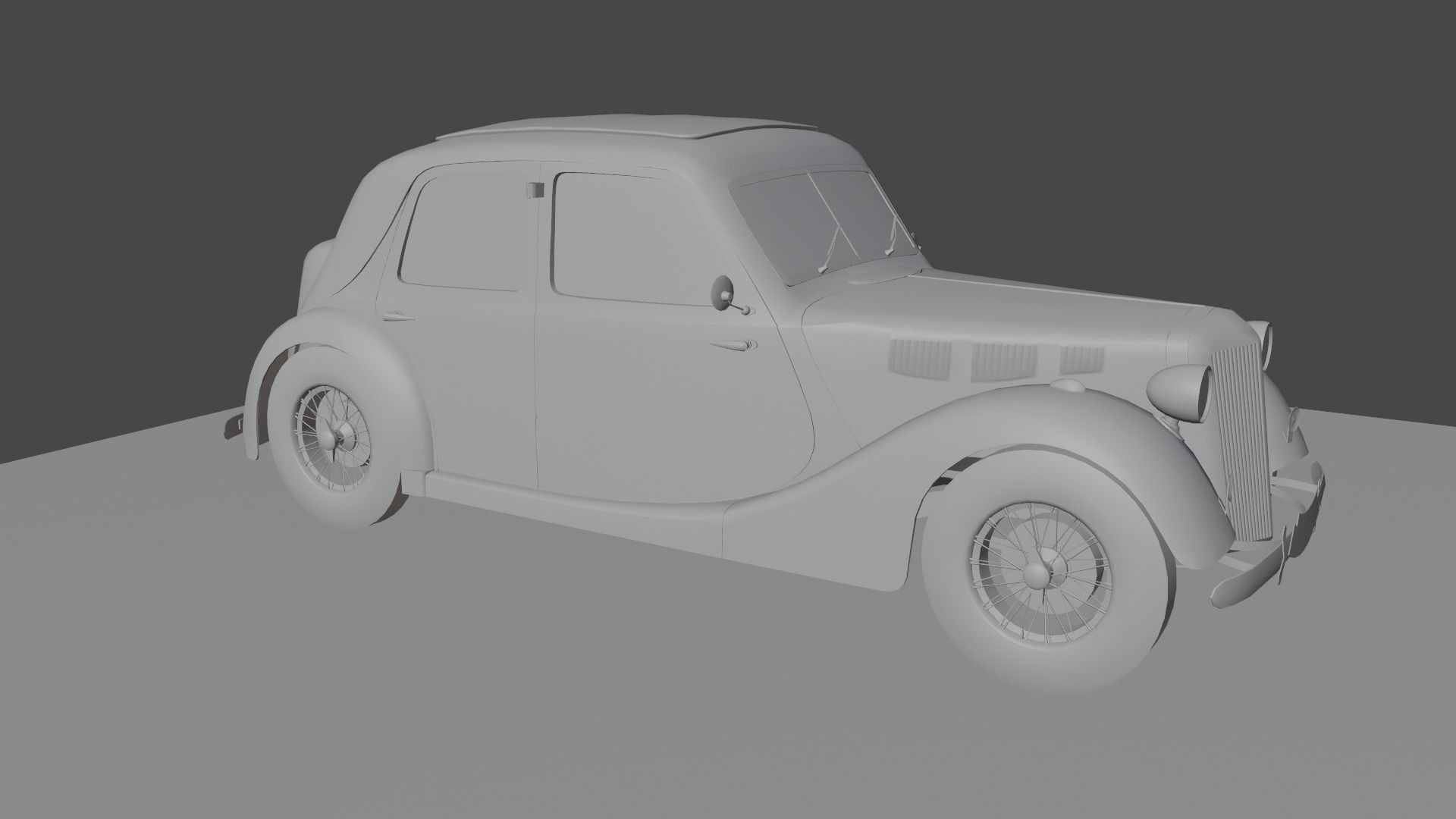 Renault Celtaquatre Low-poly 3D model_33