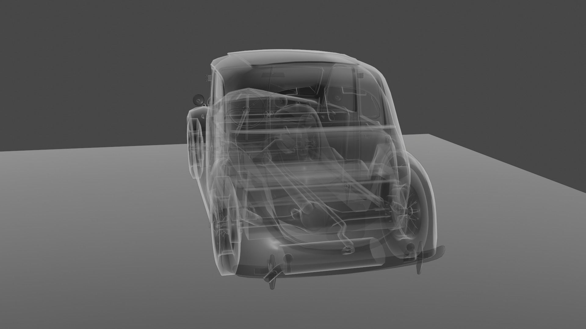 Renault Celtaquatre Low-poly 3D model_46