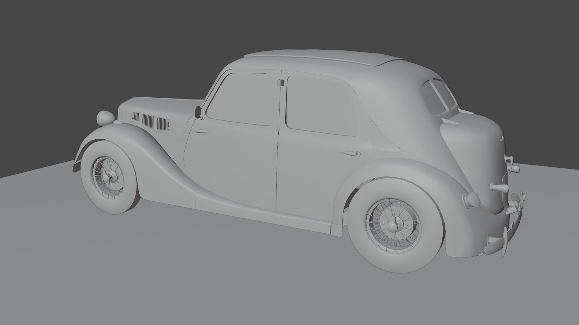 Renault Celtaquatre Low-poly 3D model_24