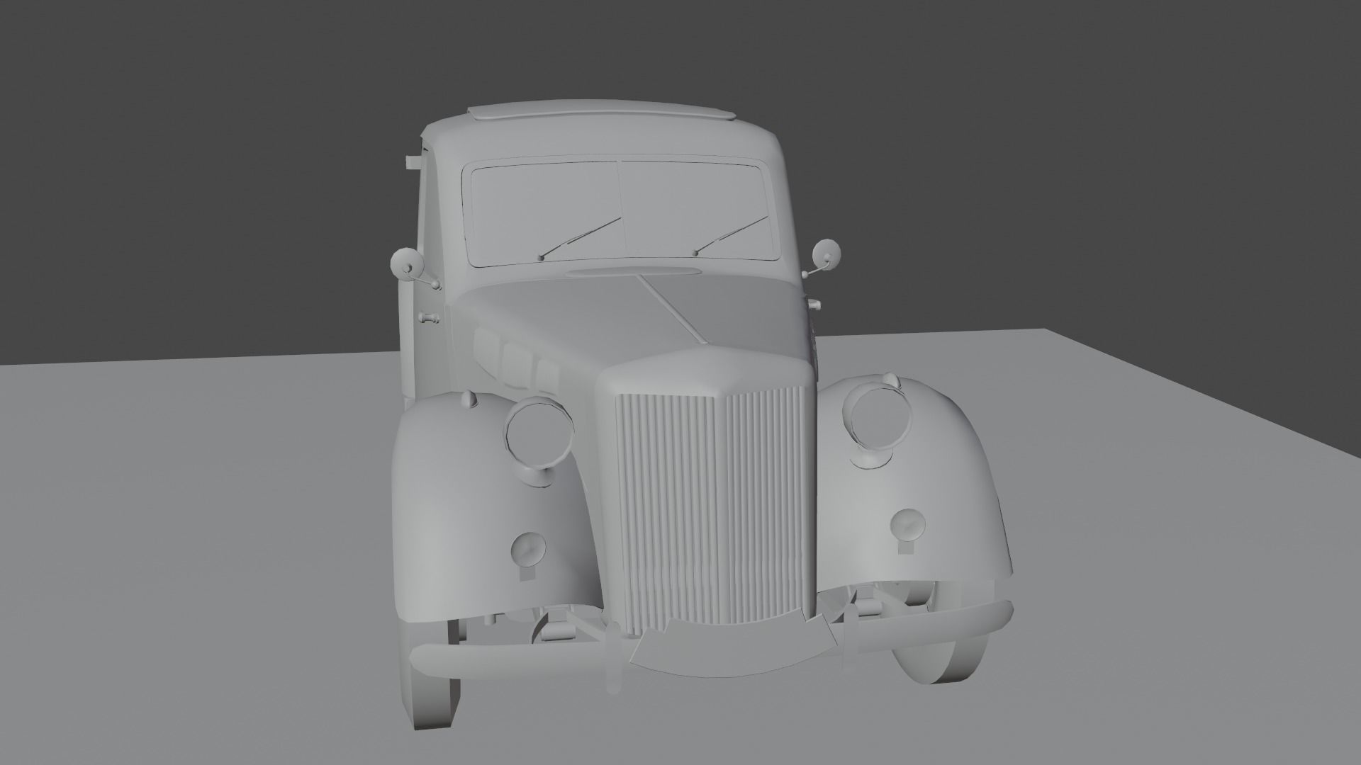 Renault Celtaquatre Low-poly 3D model_37
