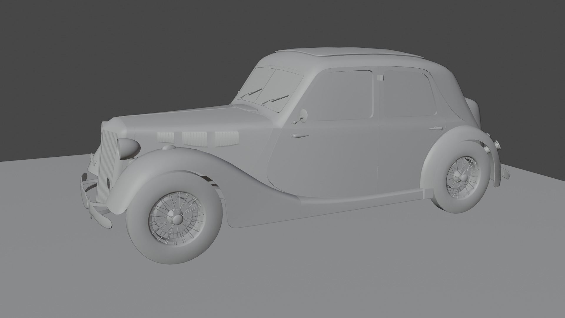 Renault Celtaquatre Low-poly 3D model_22