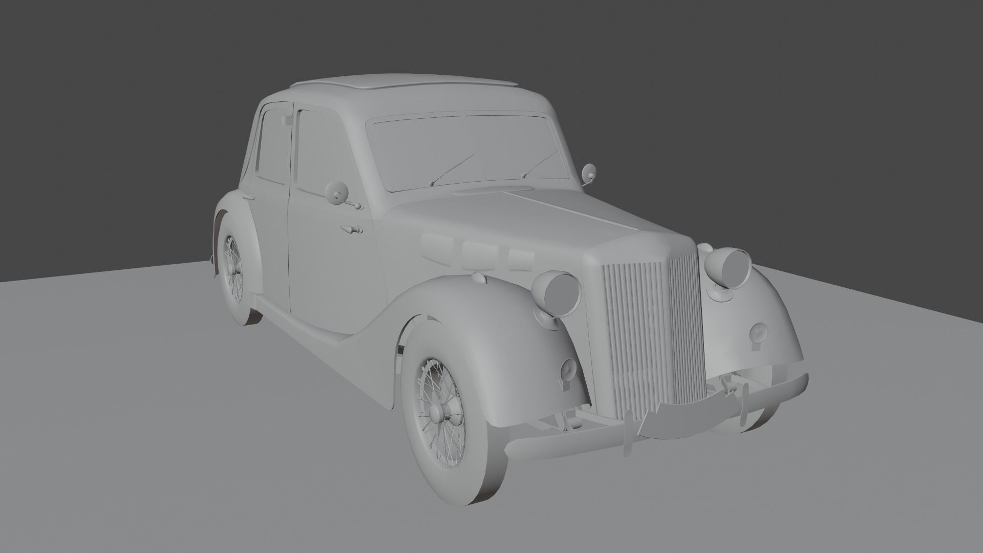 Renault Celtaquatre Low-poly 3D model_35