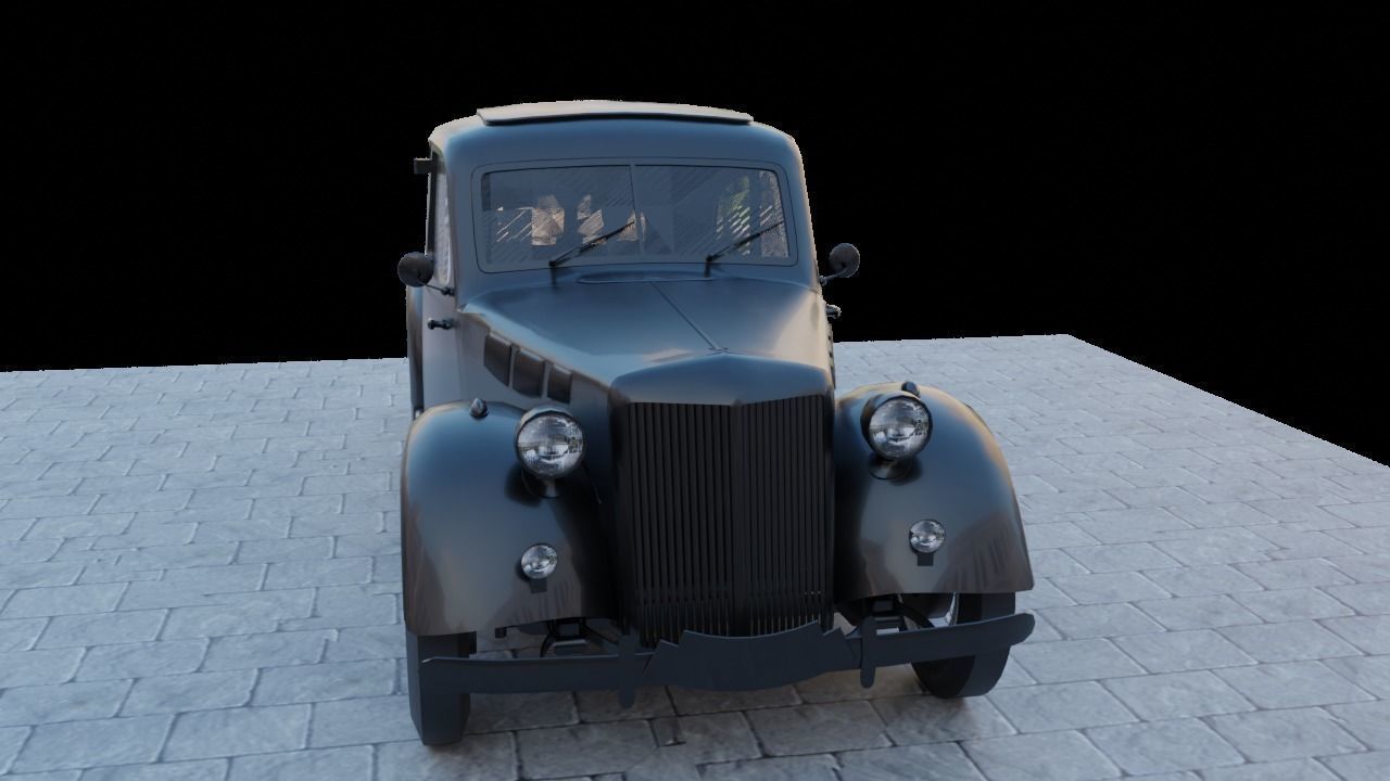 Renault Celtaquatre Low-poly 3D model_17