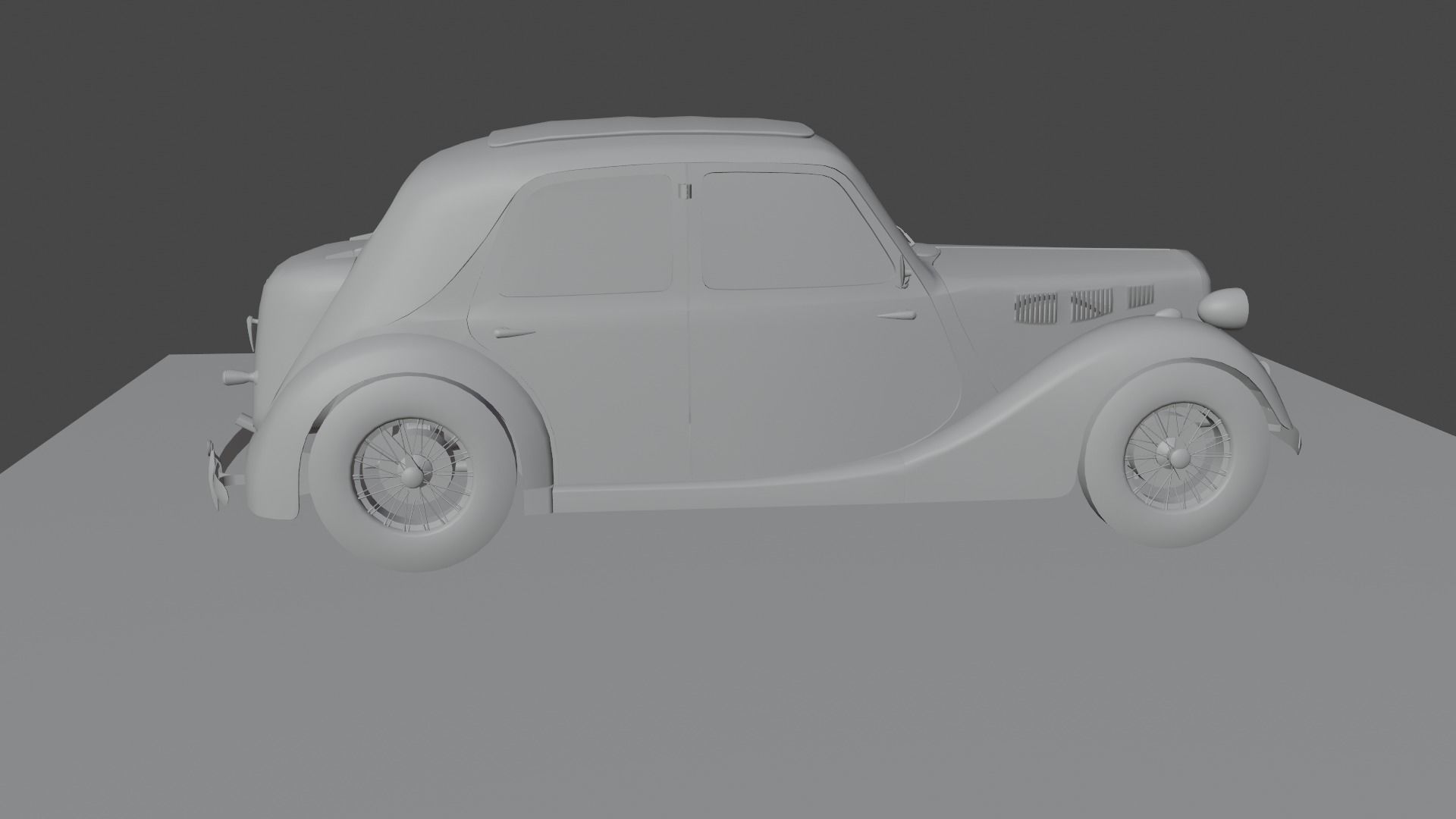 Renault Celtaquatre Low-poly 3D model_31