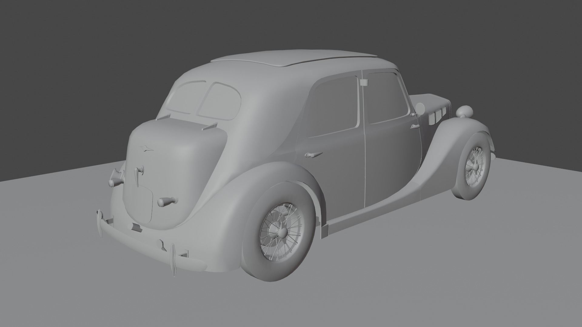 Renault Celtaquatre Low-poly 3D model_29
