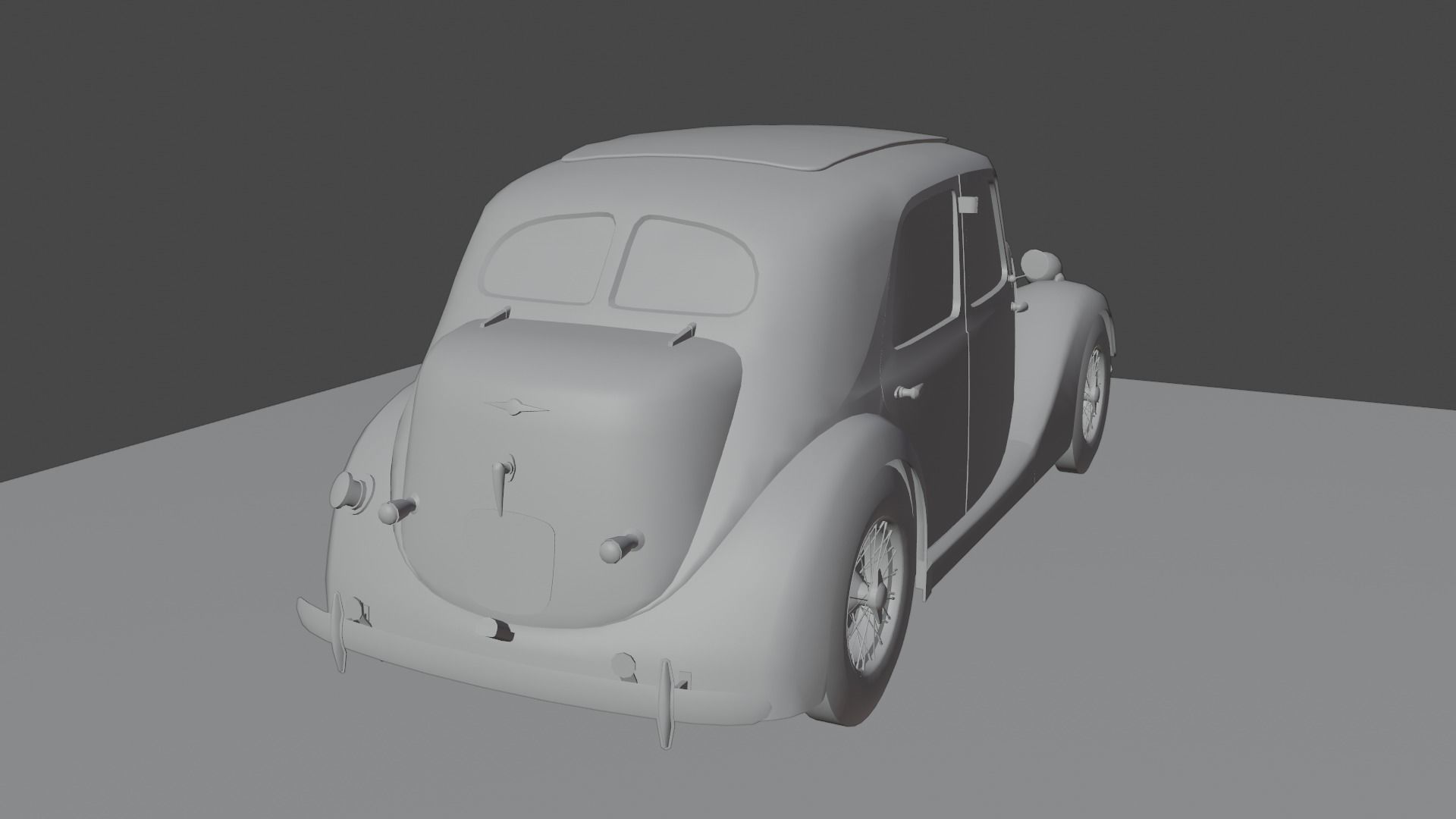 Renault Celtaquatre Low-poly 3D model_28