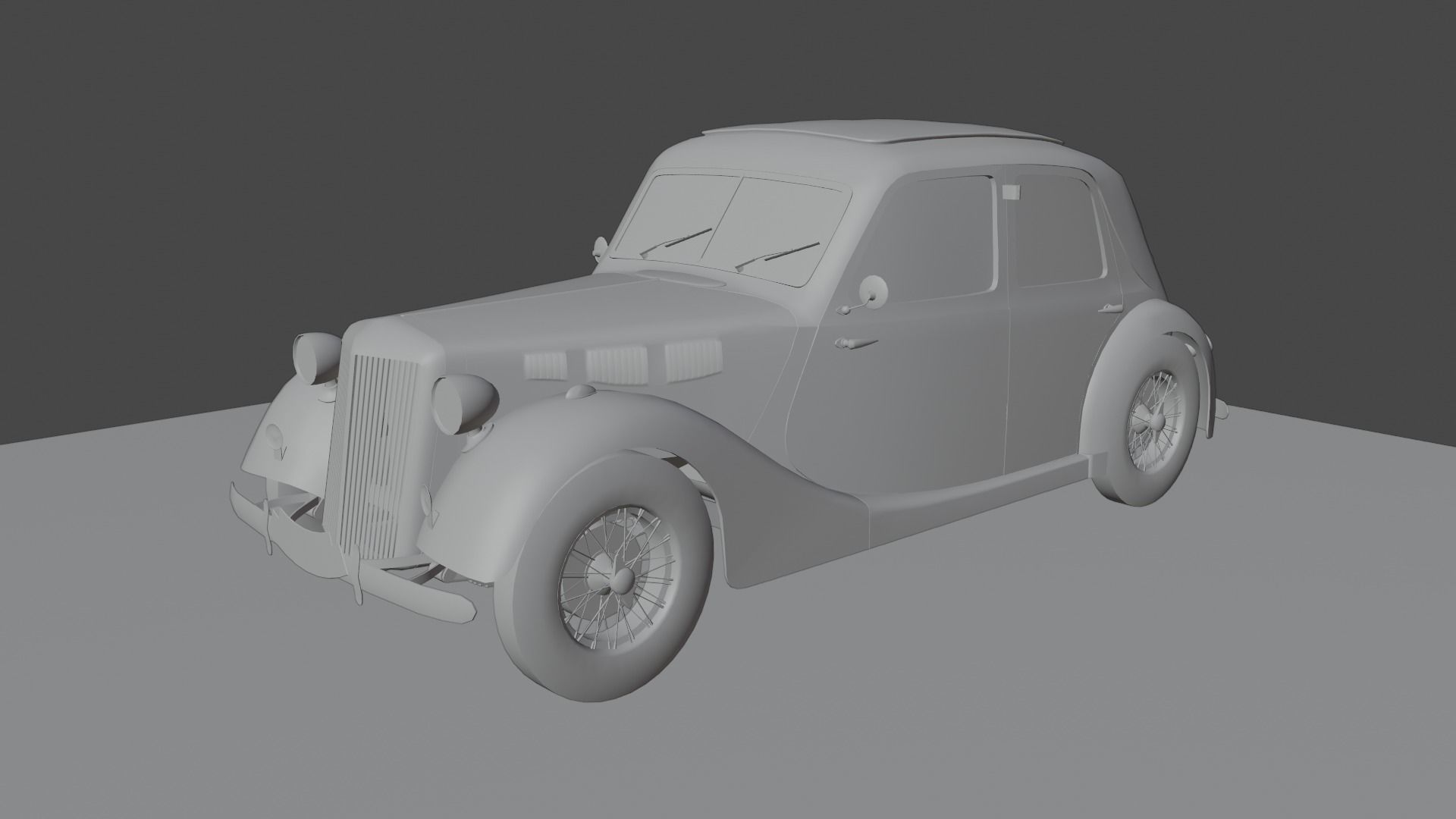 Renault Celtaquatre Low-poly 3D model_21