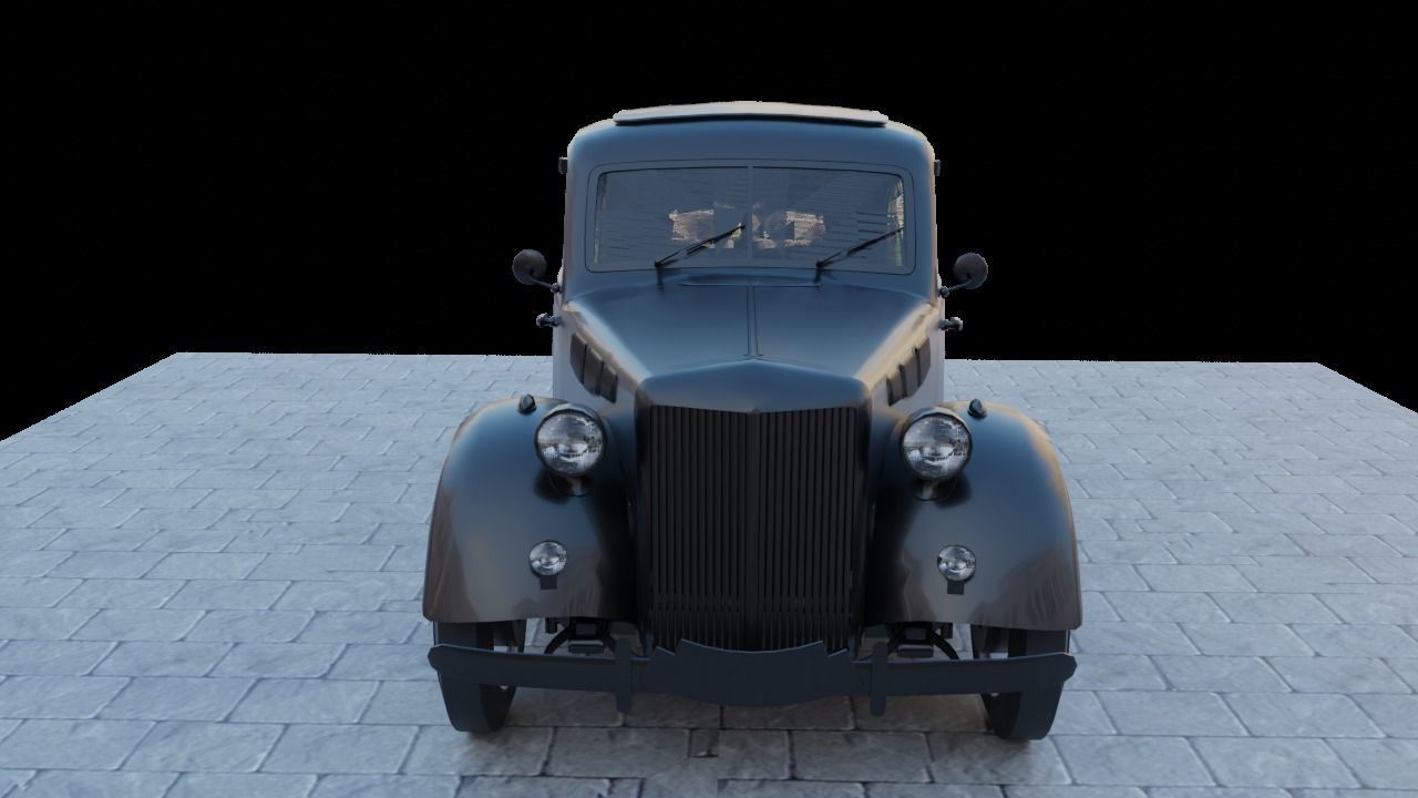 Renault Celtaquatre Low-poly 3D model_19