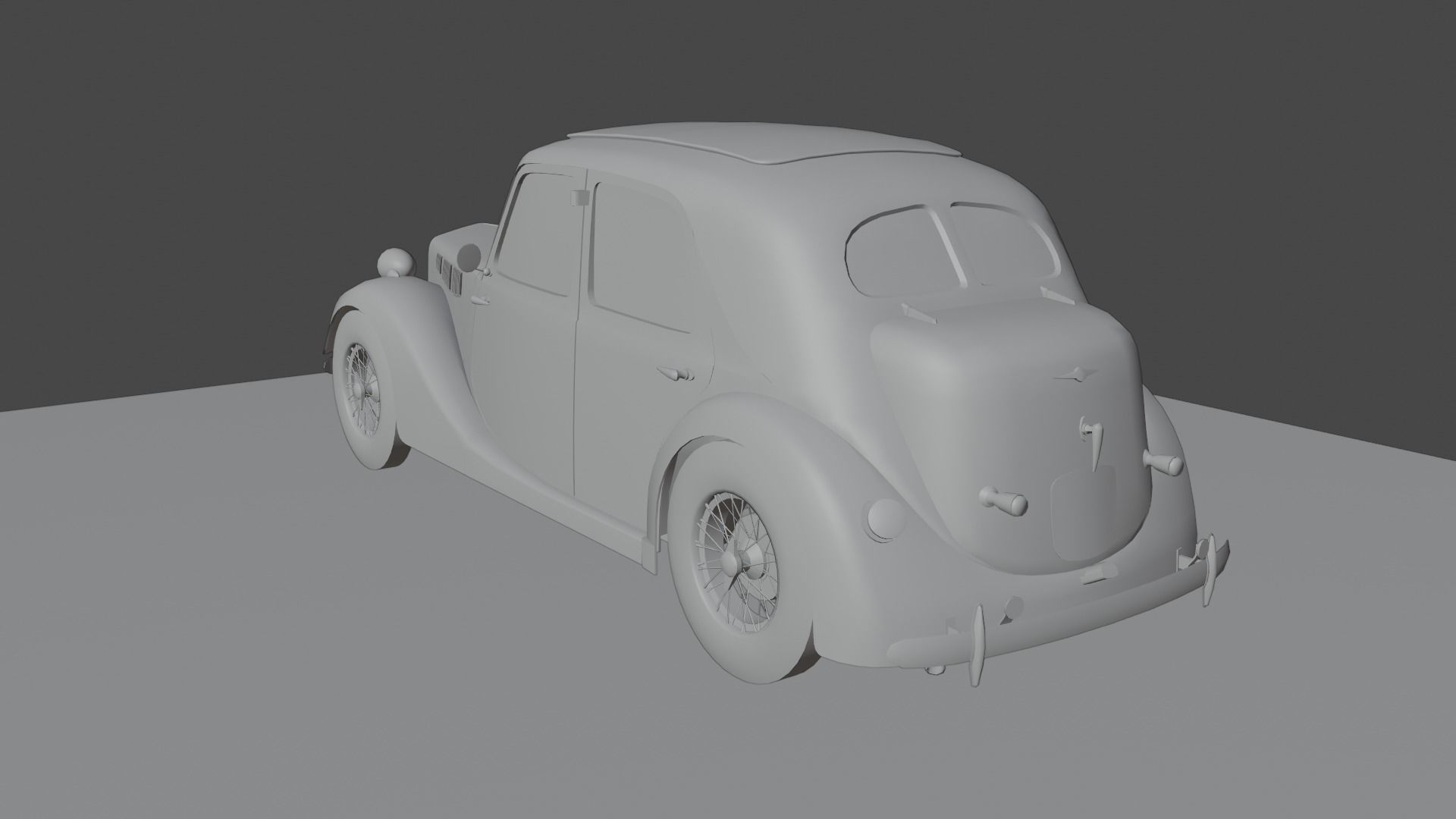 Renault Celtaquatre Low-poly 3D model_25