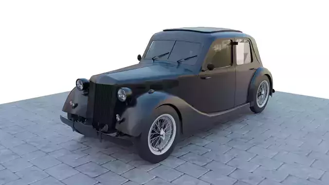 Renault Celtaquatre Low-poly 3D model