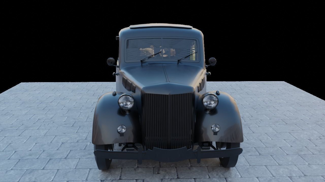 Renault Celtaquatre Low-poly 3D model_18