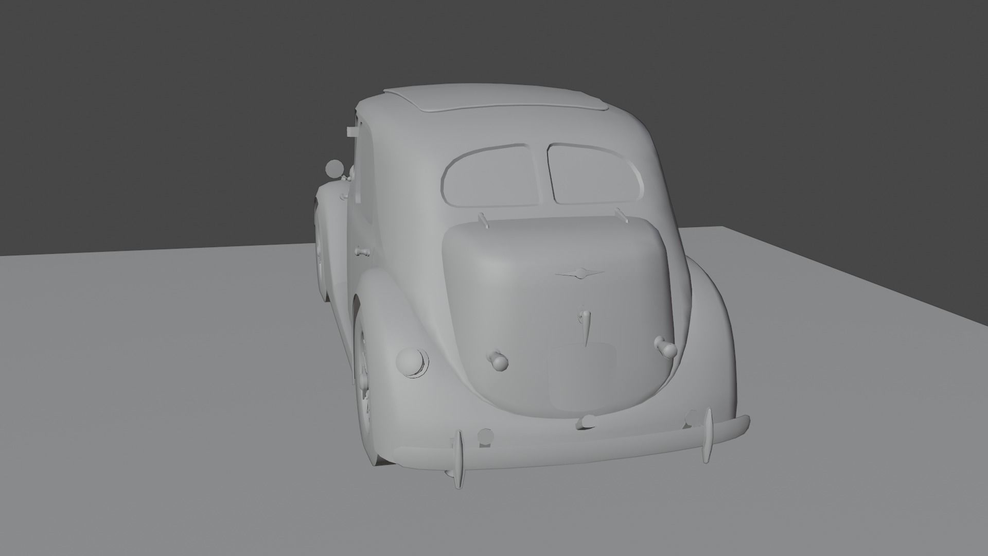 Renault Celtaquatre Low-poly 3D model_26