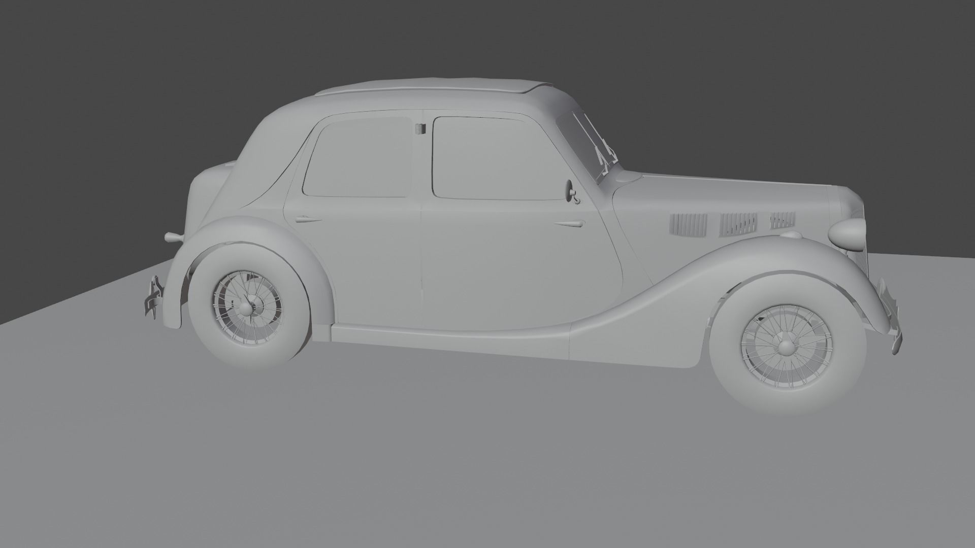 Renault Celtaquatre Low-poly 3D model_32