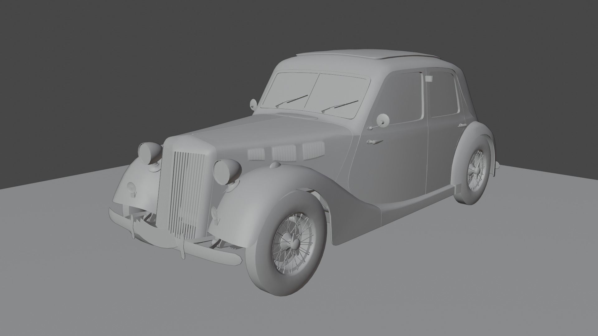 Renault Celtaquatre Low-poly 3D model_20